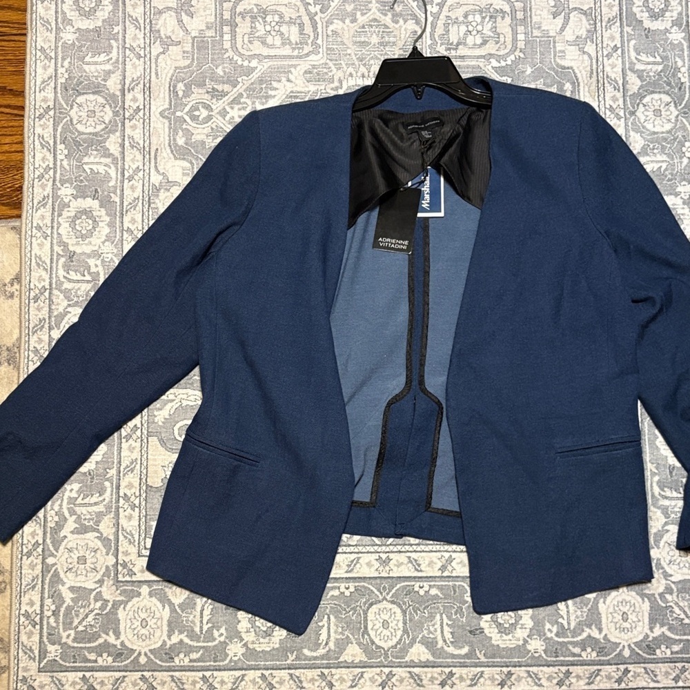 Adrienne Vittadini Charcoal Jacket Blazer size XL